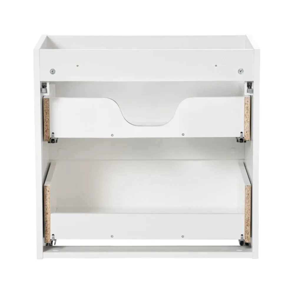 Szafka pod umywalkę NOVA WHITE 82-60-2S 60cm biała ryflowana I sklep meblowy MIRAT. styl RYFLOWANY