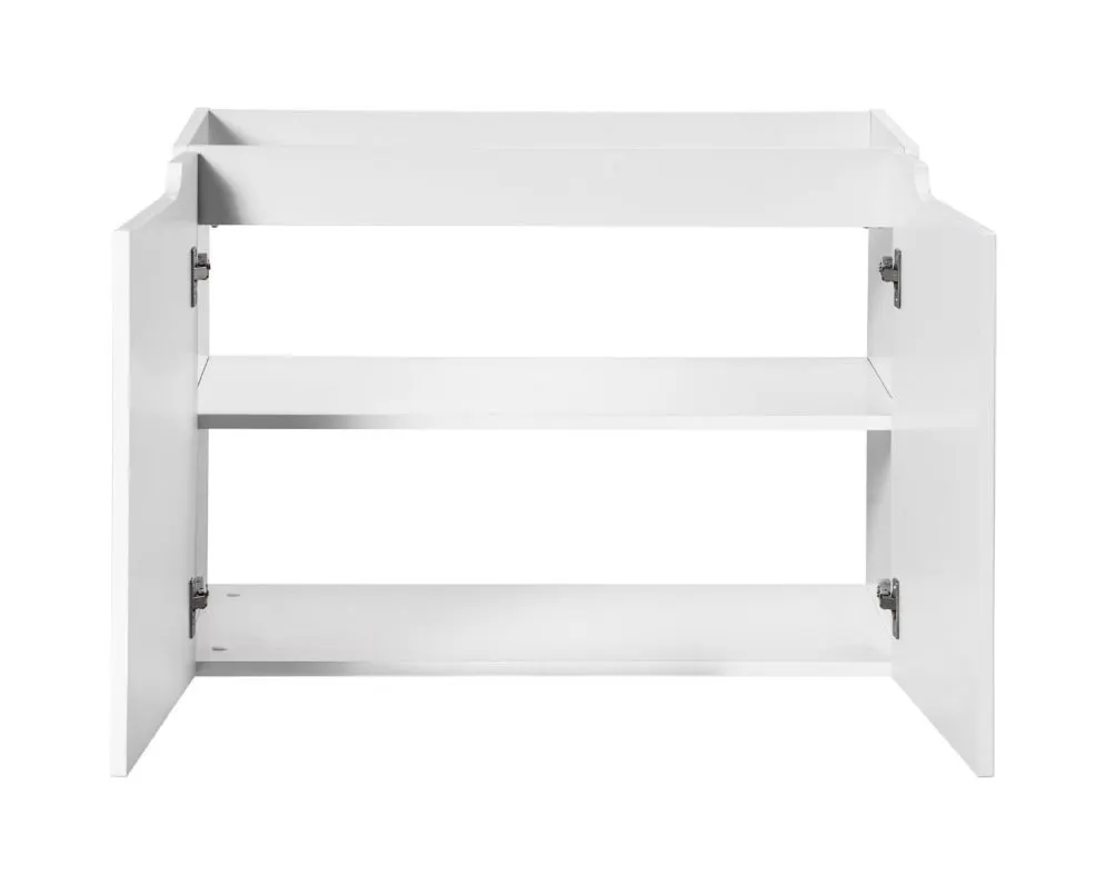 Szafka pod umywalkę NOVA WHITE 82-80-2D 80cm biała wisząca I sklep meblowy MIRAT. styl RYFLOWANY