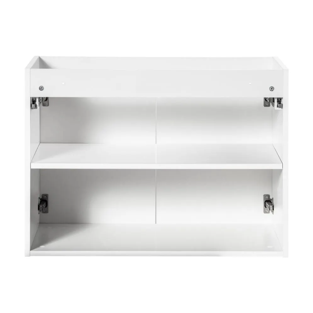 Szafka pod umywalkę NOVA WHITE 82-80-2D 80cm biała wisząca I sklep meblowy MIRAT. styl RYFLOWANY