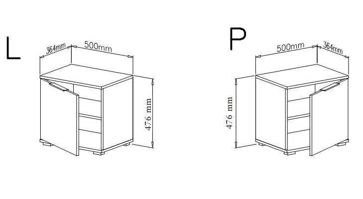 Szafka na buty CLIF ST-50 biała niska I sklep meblowy MIRAT. styl SKANDYNAWSKI kolekcja CLIF