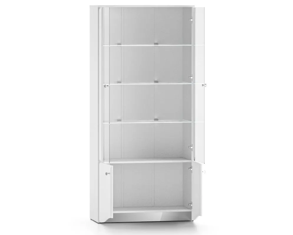 Witryna BLANC 01 2D biały połysk I sklep meblowy MIRAT. kolekcja BLANC