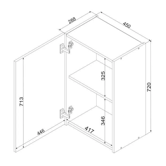 Gotowy zestaw mebli kuchennych GIANNA 2,0x2,6 biała alaska/dąb artisan I sklep meblowy MIRAT. styl SKANDYNAWSKI kolekcja GIANNA