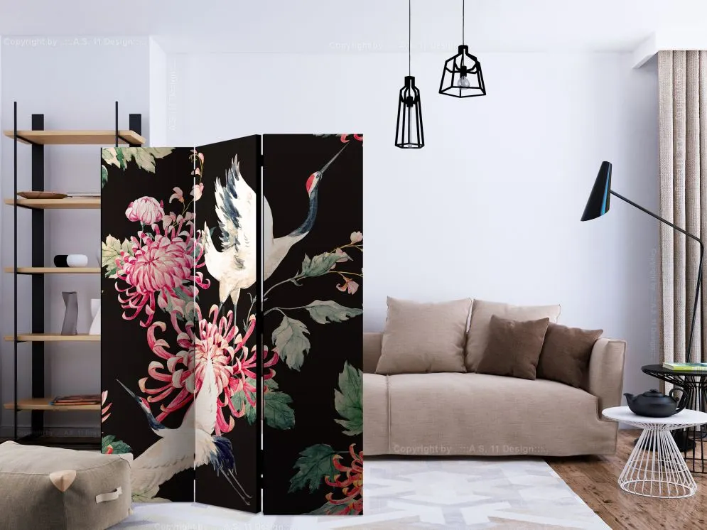 Parawan jednostronny Orient 135x172 cm 3-częściowy wielokolorowy | MIRAT.