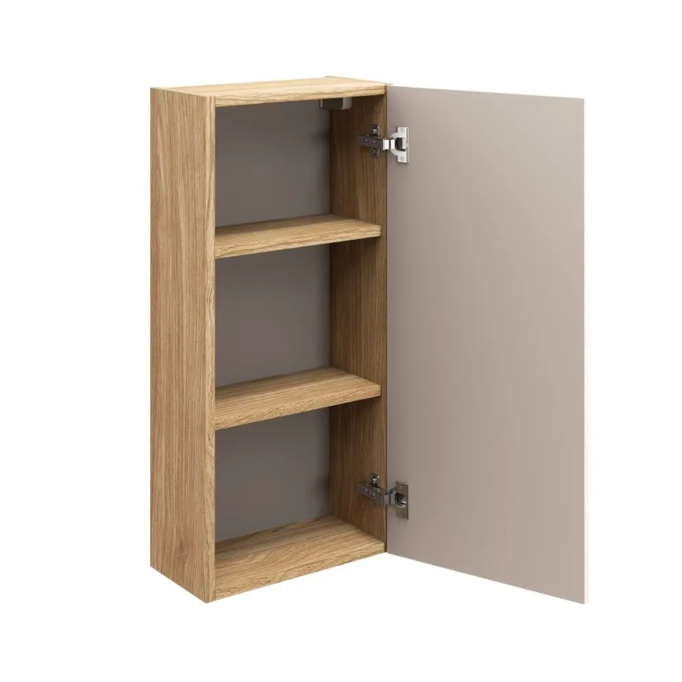 Szafka łazienkowa OCEAN BEIGE 83-35-1D 35cm dąb olejowany/beżowa z półkami I sklep meblowy MIRAT. styl GLAMOUR kolekcja OCEAN