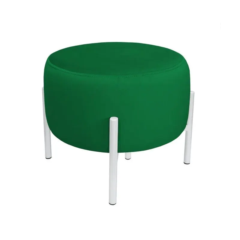 Pufa WILFRED MG VELVET zielona/biała polskiej produkcji I sklep meblowy MIRAT.