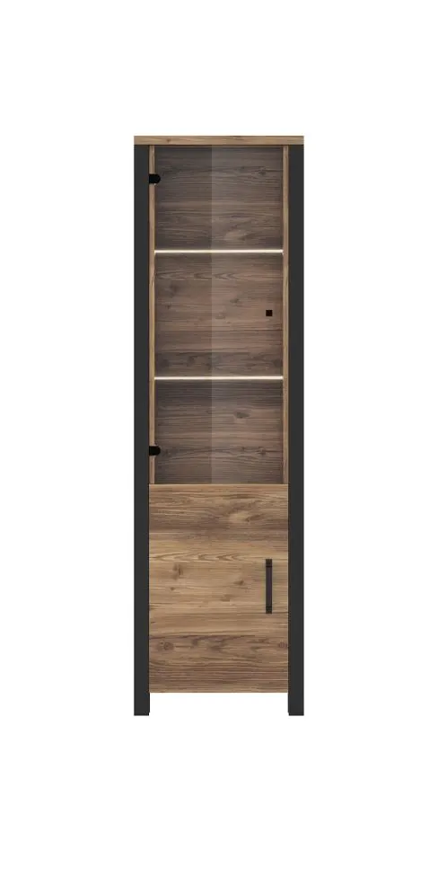 Witryna OLIN 2D appenzeller/czarna I sklep meblowy MIRAT. styl LOFT kolekcja OLIN