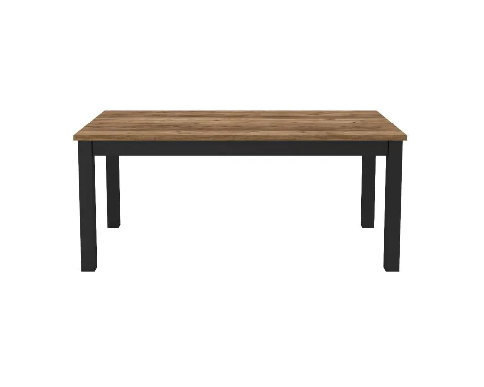 Stół OLIN 180x95 appenzeller/czarny | MIRAT. styl LOFT kolekcja OLIN