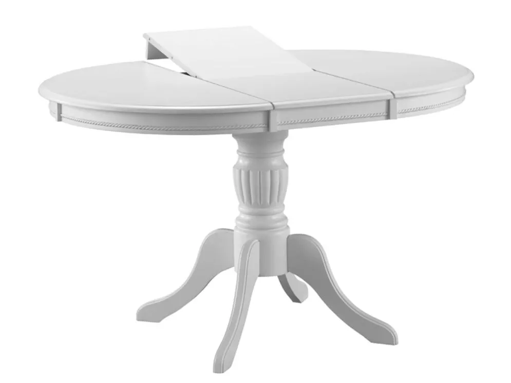 Stół OLIVIA biały rozkładany w klasycznym stylu | MIRAT.