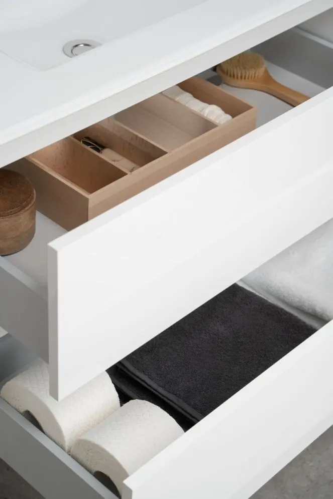 Drewniany organizer do szuflady 23x25 cm z litego drewna bukowego | MIRAT