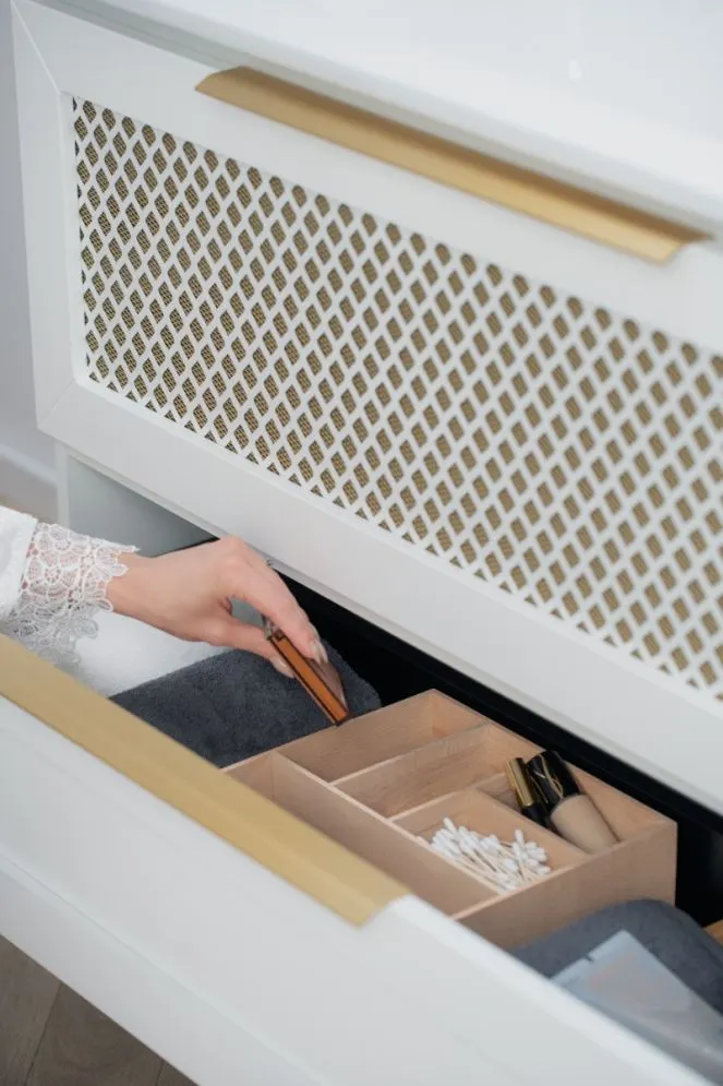 Szafka pod umywalkę CHIC 80 cm czarna półmat z szufladami| MIRAT