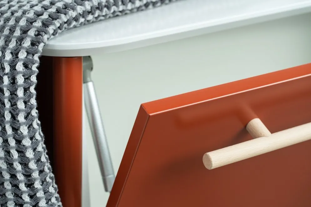 Siedzisko łazienkowe ze schowkiem DUKLA 68 cm terakota półmat | MIRAT  kolekcja DUKLA