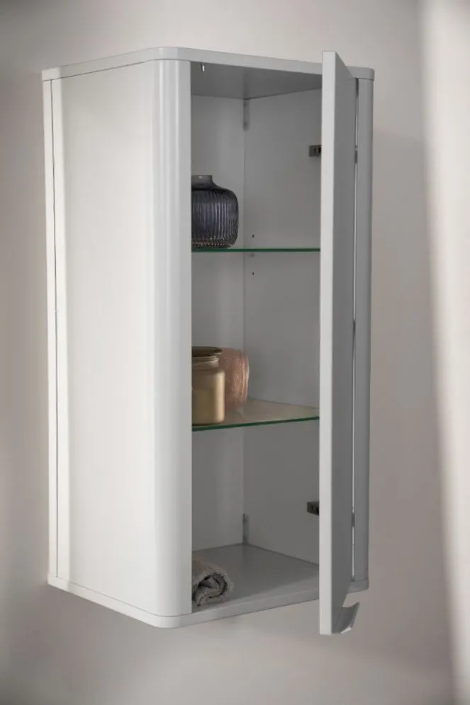 Szafka łazienkowa niska VIBE 40 cm czarna mat wisząca | MIRAT  kolekcja VIBE