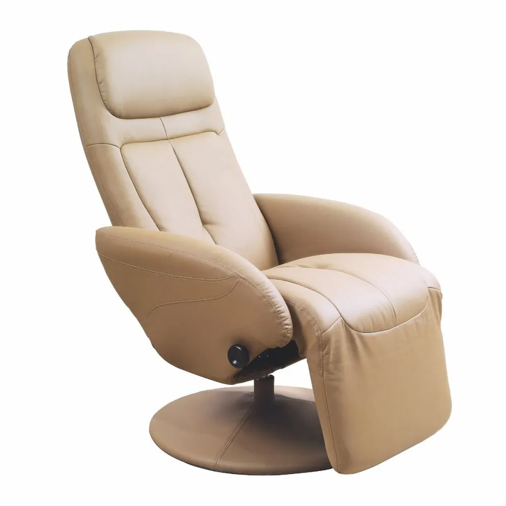 Beżowy fotel OPTIMA rozkładany | MIRAT.