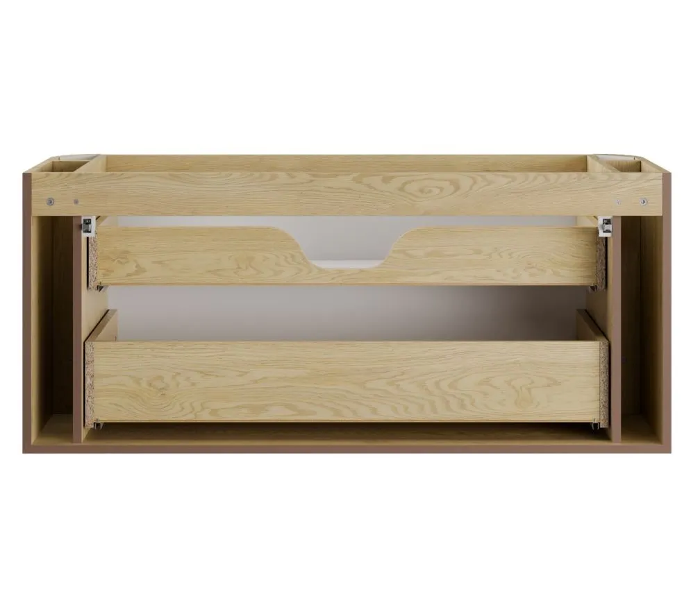 Polska szafka pod umywalkę OVALIA CREMONA 2S 120cm dąb cremona I sklep meblowy MIRAT. styl RYFLOWANY, SKANDYNAWSKI kolekcja OVALIA