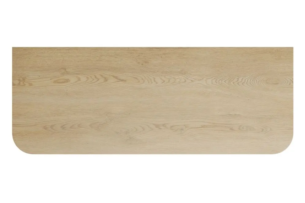 Wisząca szafka pod umywalkę nablatową OVALIA CREMONA 2S 120cm dąb cremona z blatem I sklep meblowy MIRAT. styl RYFLOWANY, SKANDYNAWSKI kolekcja OVALIA