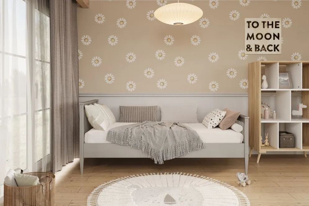 Duże szare łóżko młodzieżowe z drewna Mija 200x90 | MIRAT