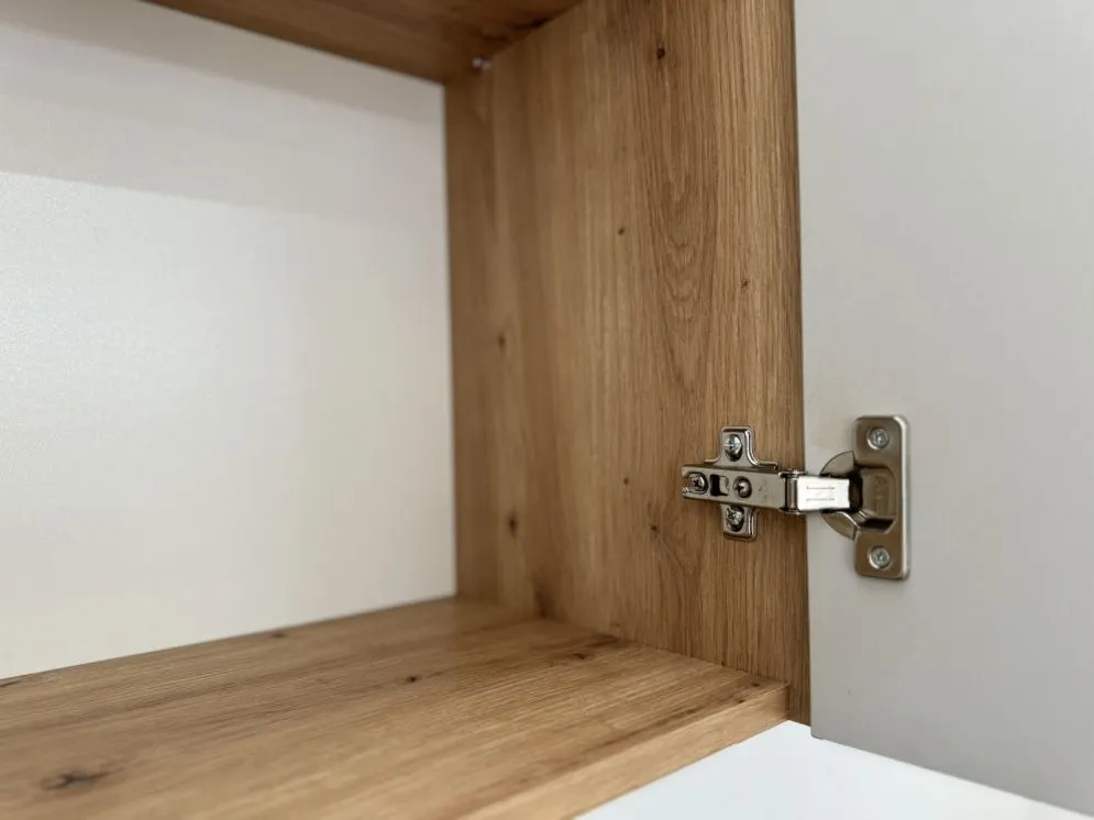 Zestaw mebli kuchennych ISABEL dł. 2m szary mat/dąb artisan pod zabudowę I sklep meblowy MIRAT.  kolekcja ISABEL