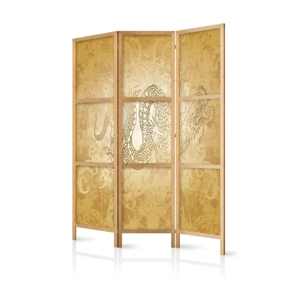 Parawan japoński Orient 135x172 cm 3-częściowy beżowy | MIRAT.