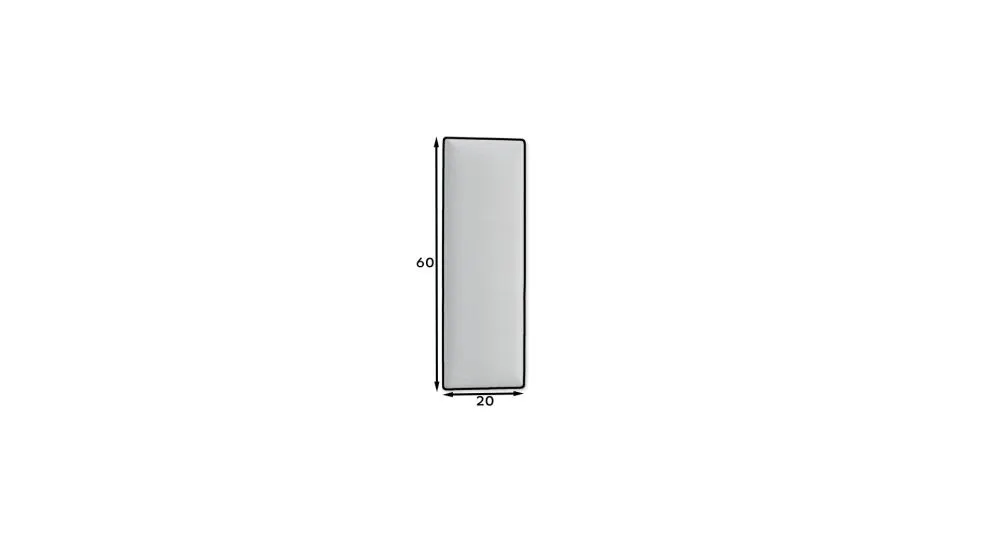 Panel tapicerowany SQUARE 60x20 zielony na ścianę I sklep meblowy MIRAT.