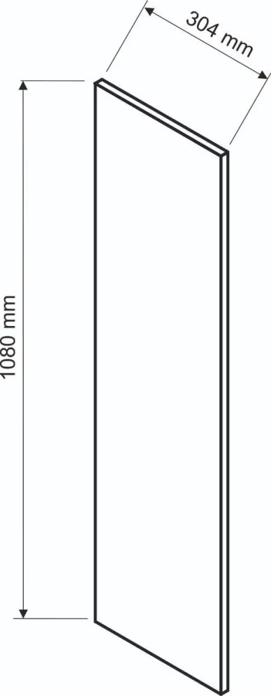 Panel boczny BONO 108x30,4 dąb wotan I sklep meblowy MIRAT. styl SKANDYNAWSKI