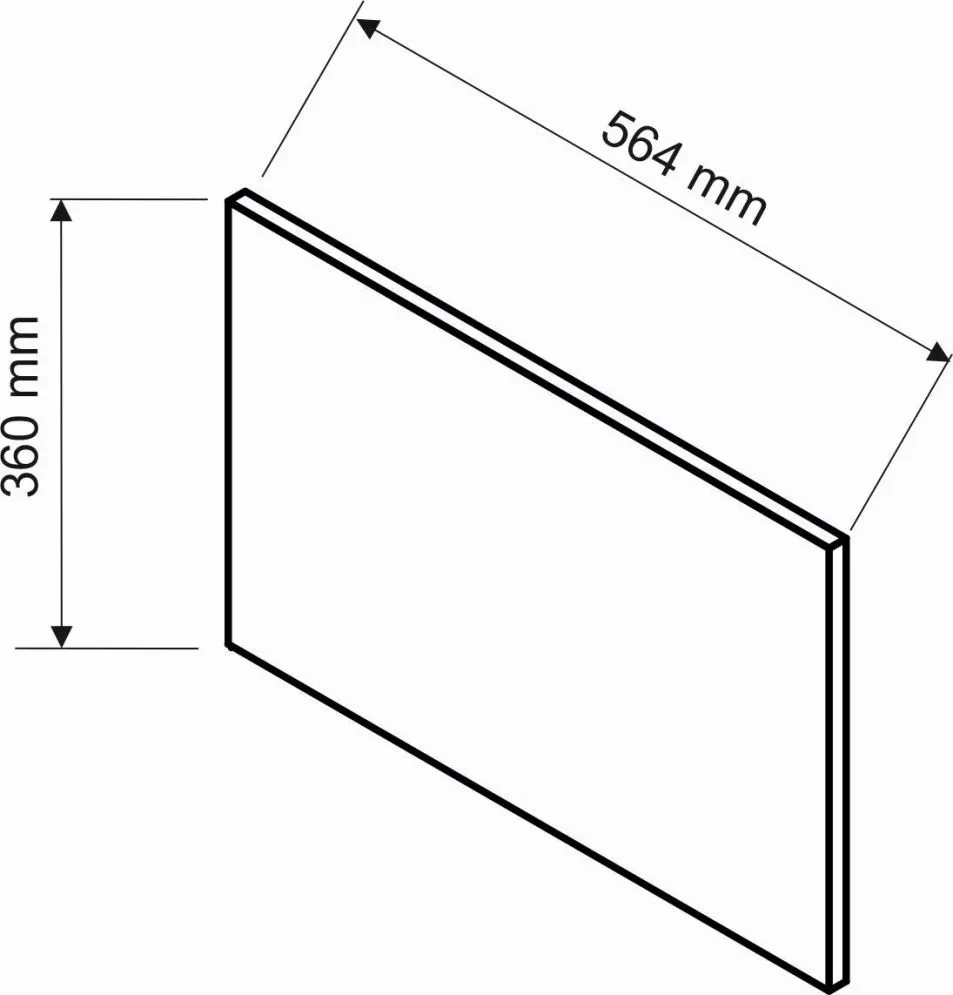 Panel boczny ADELE 36x56,4 granatowy I sklep meblowy MIRAT.