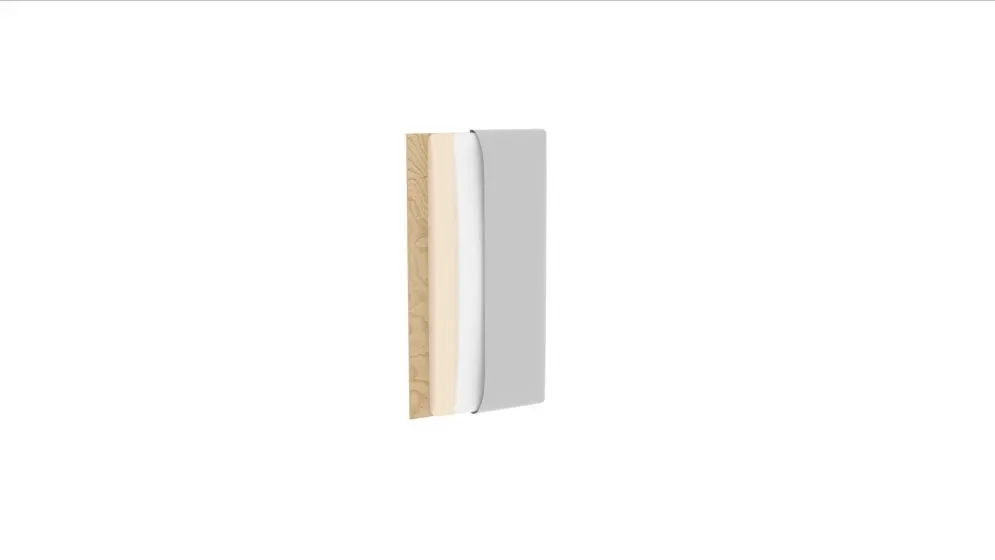 Panel tapicerowany SQUARE 30x30 jasnoszary miękki I sklep meblowy MIRAT.