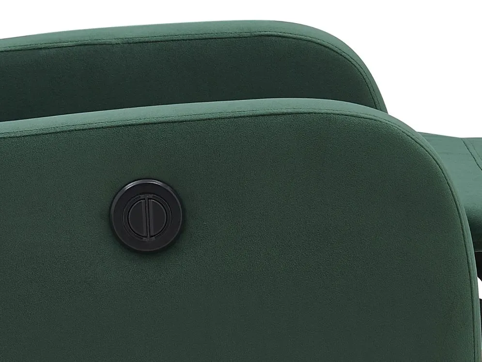 Fotel rozkładany PEGAZ VELVET zielony welurowy | MIRAT. w stylu kolekcja