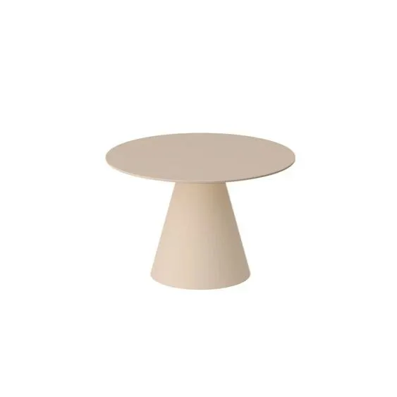 Ława okrągła PINETO MINI 80x80 cappuccino I sklep meblowy MIRAT. styl PASTELE