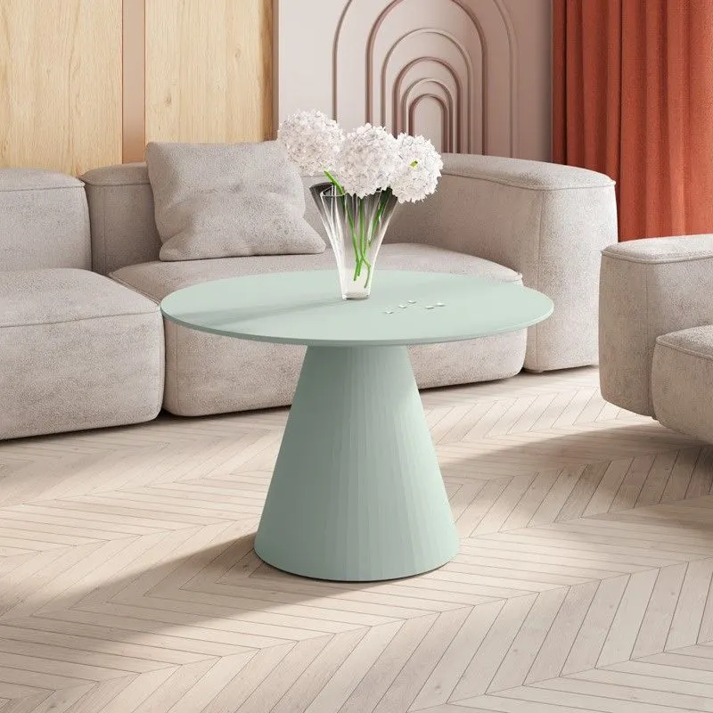 Ława okrągła PINETO MINI 80x80 niebieska I sklep meblowy MIRAT. styl PASTELE