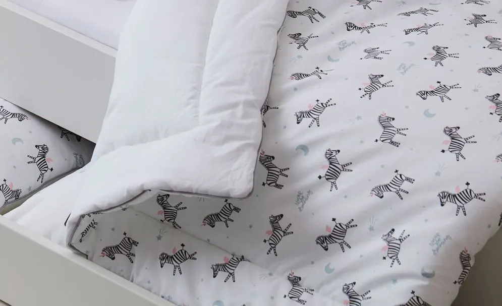 Niemowlęca pościel czarno biała ZEBRY