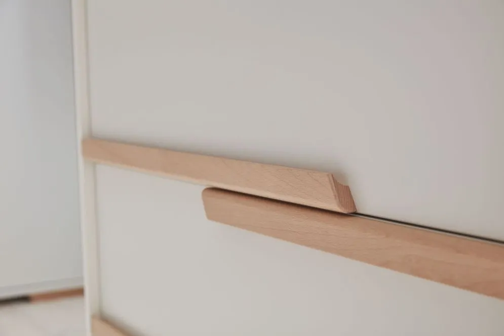 Komoda SNAP trzyszufladowa z cichym domykiem PINIO | MIRAT. styl SKANDYNAWSKI kolekcja SNAP