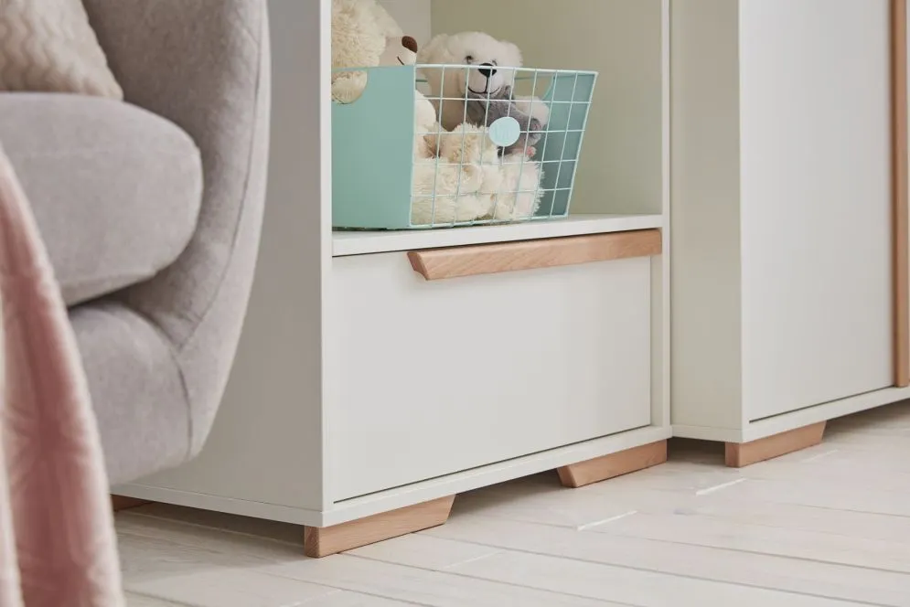 Regał SNAP na książki polski PINIO | MIRAT. styl SKANDYNAWSKI kolekcja SNAP