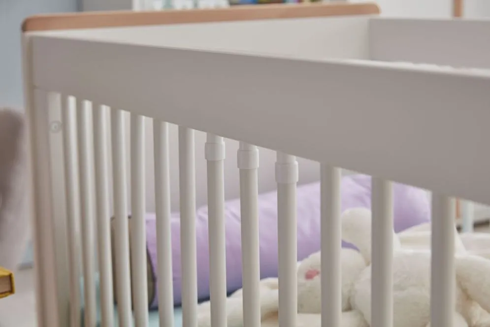 Łóżeczko dziecięce SNAP 120x60 niemowlęce | MIRAT. styl SKANDYNAWSKI kolekcja SNAP