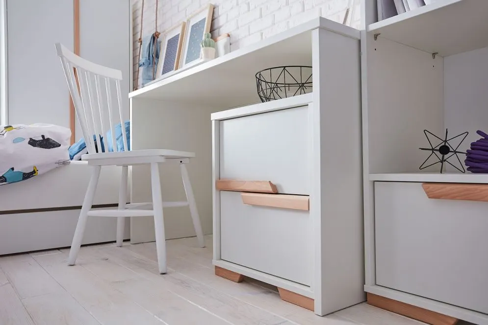 Biurko SNAP-biały PINIO | MIRAT. styl SKANDYNAWSKI kolekcja IGA