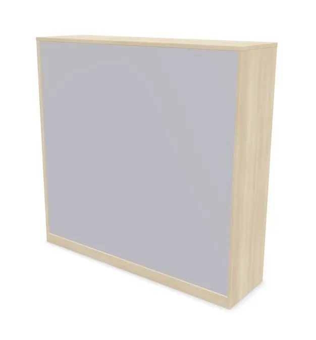 Szafka biurowa żaluzjowa EASY SPACE CABINET HRT 4-OH 160cm akacjowa zamykana I sklep meblowy MIRAT.