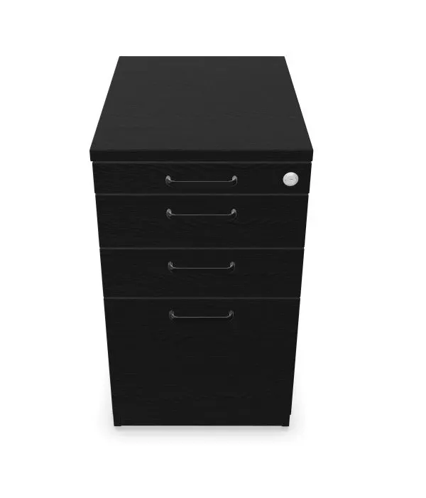 Kontenerek biurowy EASY SPACE 3D PB 43cm czarny grafitowy I sklep meblowy MIRAT.