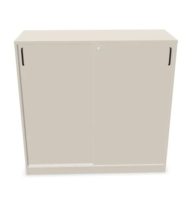 Szafka biurowa przesuwna EASY SPACE CABINET S 3-OH 120cm kaszmirowa zamykana I sklep meblowy MIRAT.