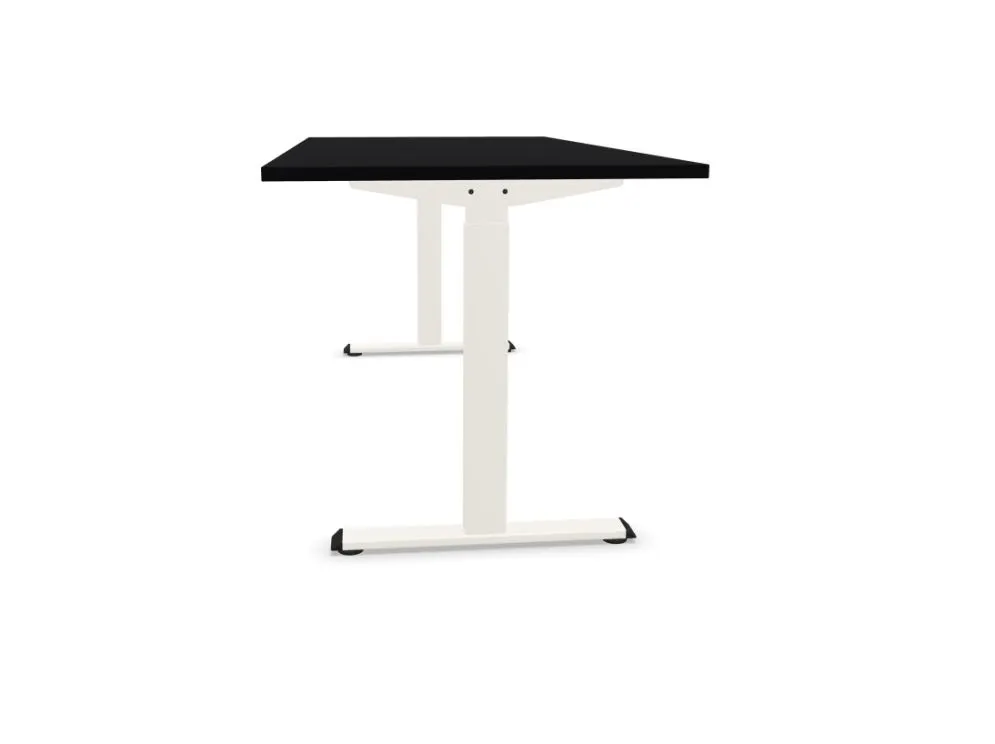 Biurko eCOMO 160x80cm czarne z regulacją wysokości do pracy I sklep meblowy MIRAT.