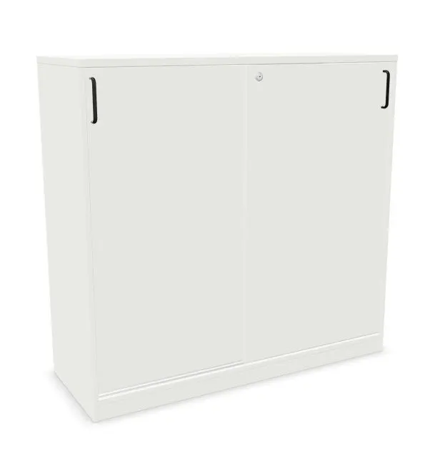 Szafka biurowa przesuwna EASY SPACE CABINET S 3-OH 120cm biała zamykana I sklep meblowy MIRAT.