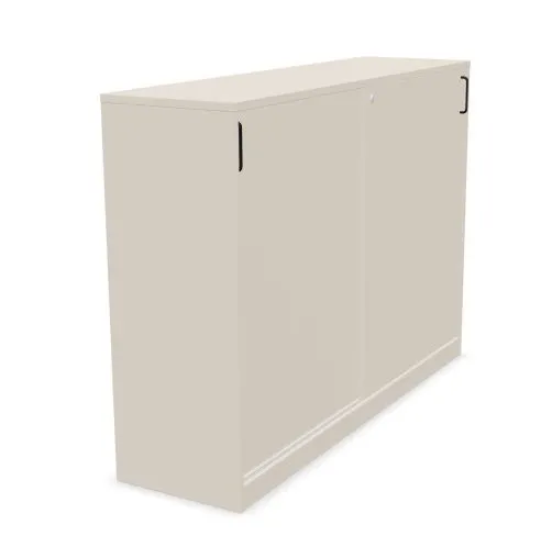 Szafka biurowa przesuwna EASY SPACE CABINET S 3-OH 160cm kaszmirowa zamykana I sklep meblowy MIRAT.