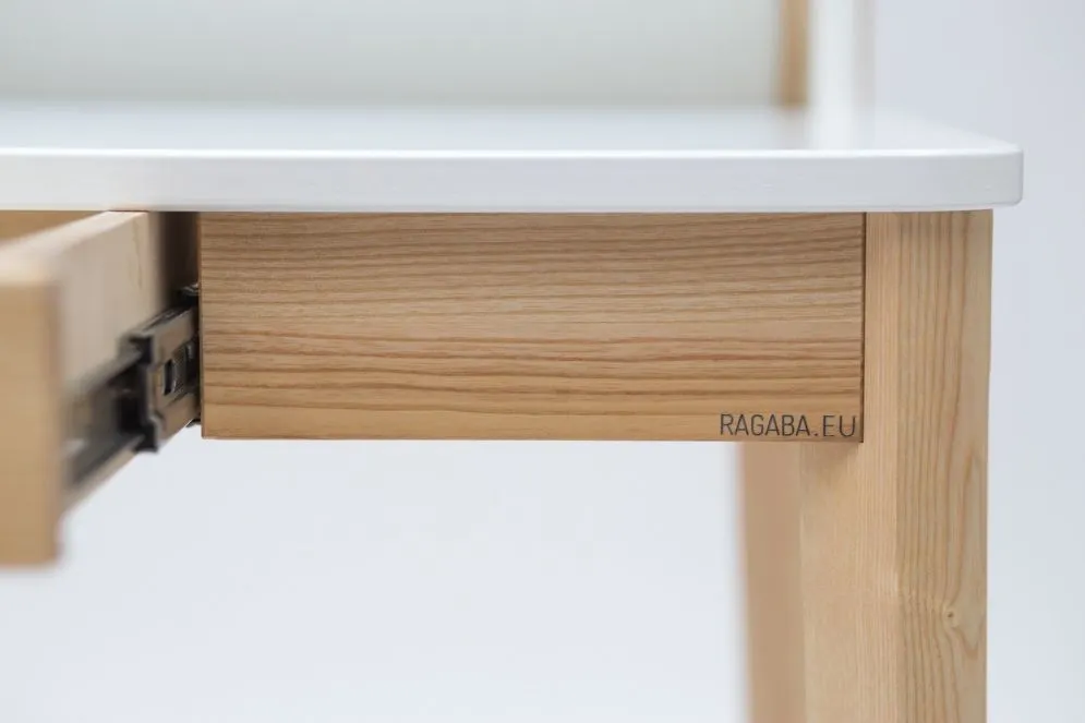 Biurko ASHME białe w stylu skandynawskim | MIRAT. styl SKANDYNAWSKI