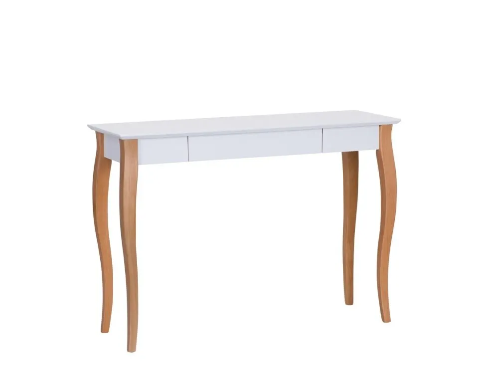 Biurko LILLO białe duże w stylu skandynawskim | MIRAT. styl SKANDYNAWSKI