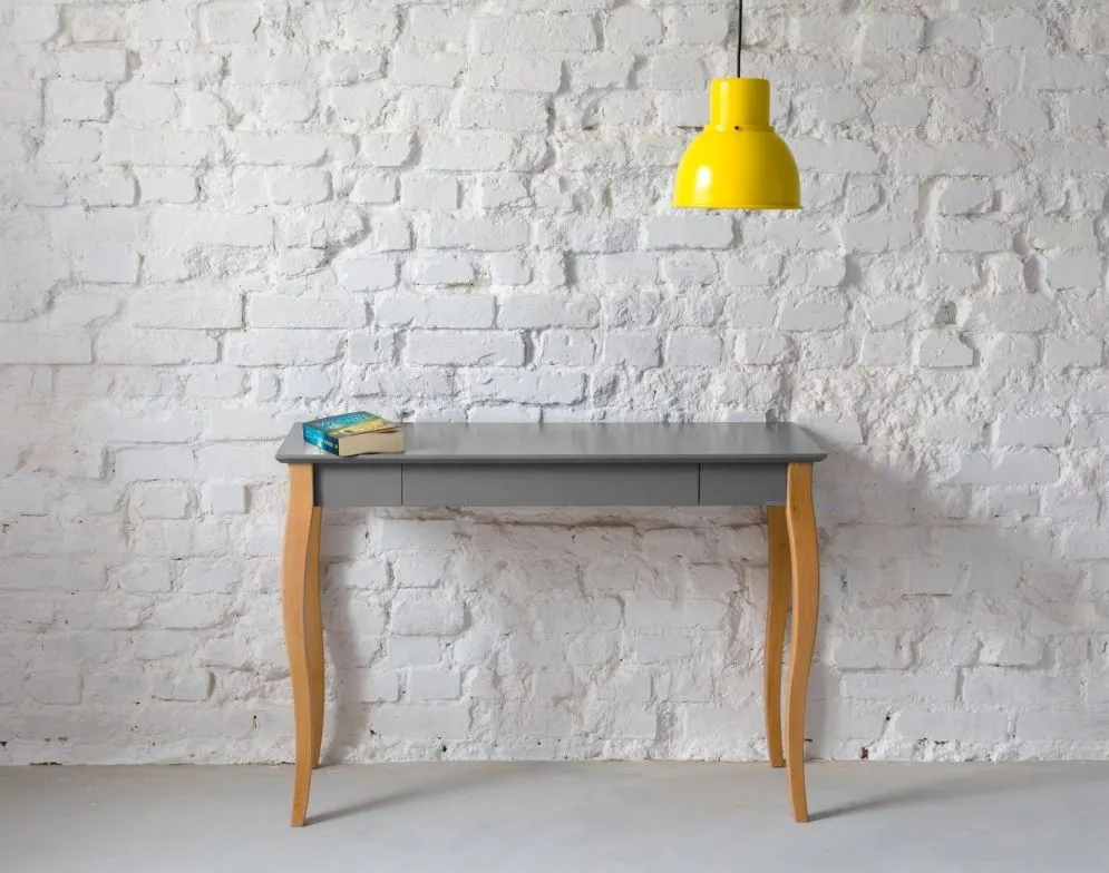 Biurko LILLO ciemny szary polskiej produkcji w stylu skandynawskim | MIRAT. styl SKANDYNAWSKI