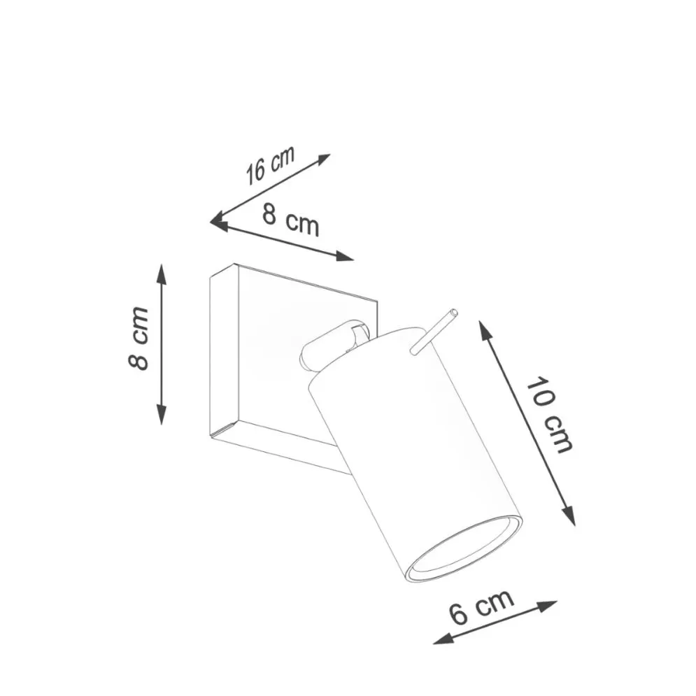 Kinkiet RING zielony oliwkowy loftowy | sklep MIRAT  kolekcja ring