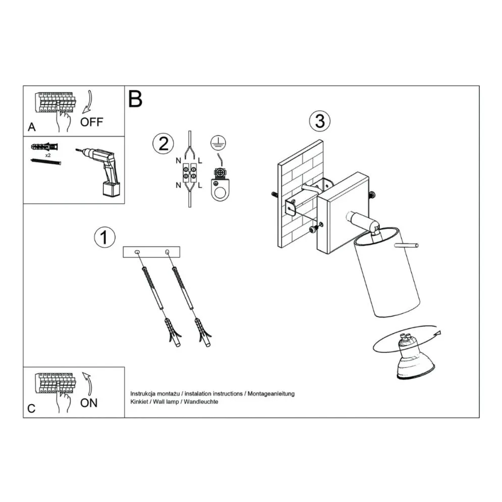 Kinkiet RING zielony oliwkowy loftowy | sklep MIRAT  kolekcja ring