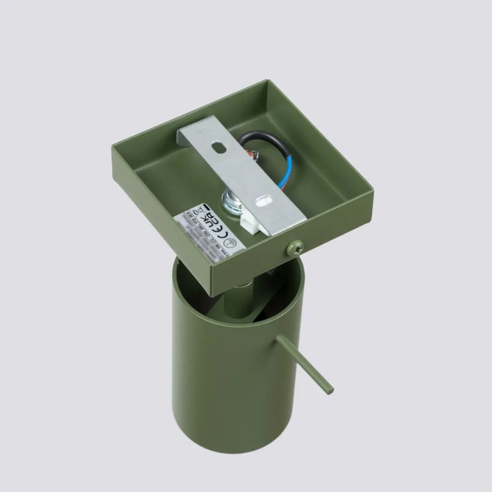 Kinkiet RING zielony oliwkowy loftowy | sklep MIRAT  kolekcja ring