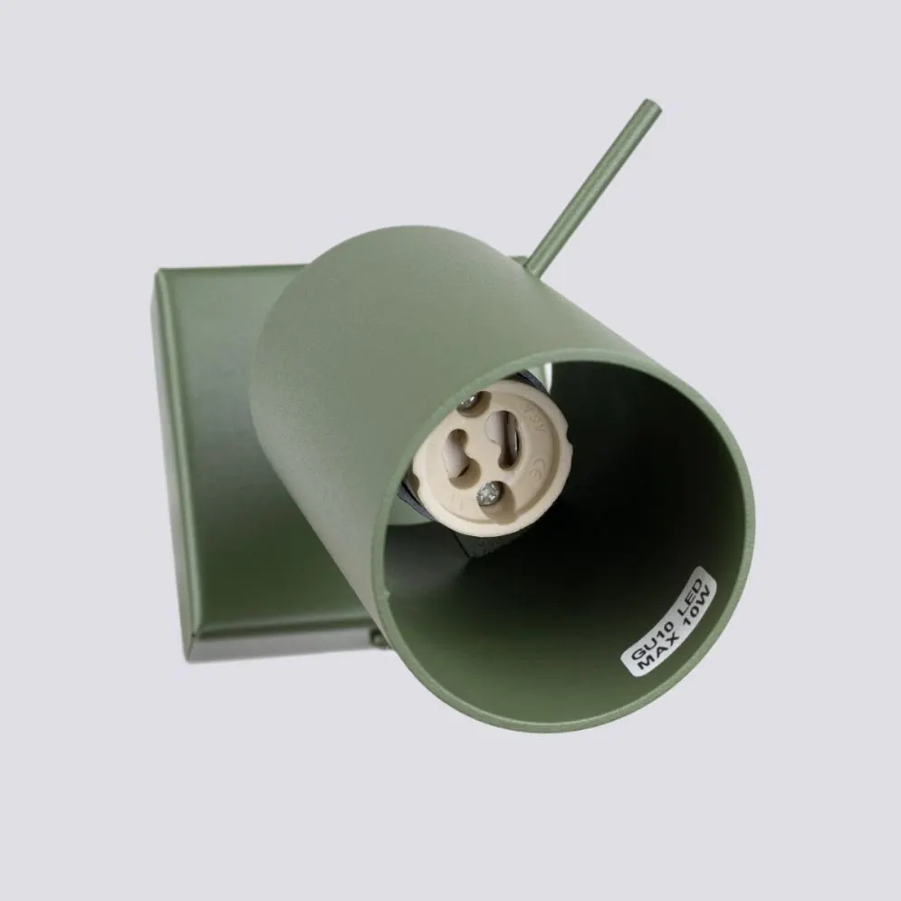 Kinkiet RING zielony oliwkowy loftowy | sklep MIRAT  kolekcja ring