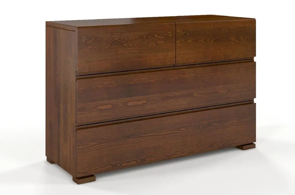 Komoda VESTRE 2+2 sosnowa z szufladami polska | MIRAT. w stylu SKANDYNAWSKI kolekcja VESTRE