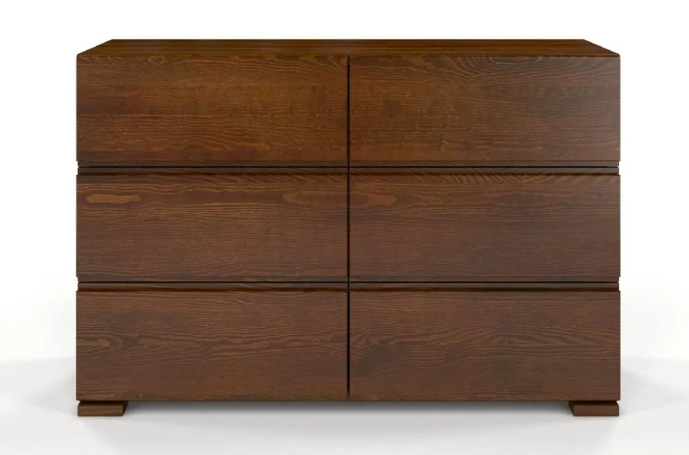 Komoda VESTRE 6 sosnowa drewniana polska | MIRAT. w stylu SKANDYNAWSKI kolekcja VESTRE