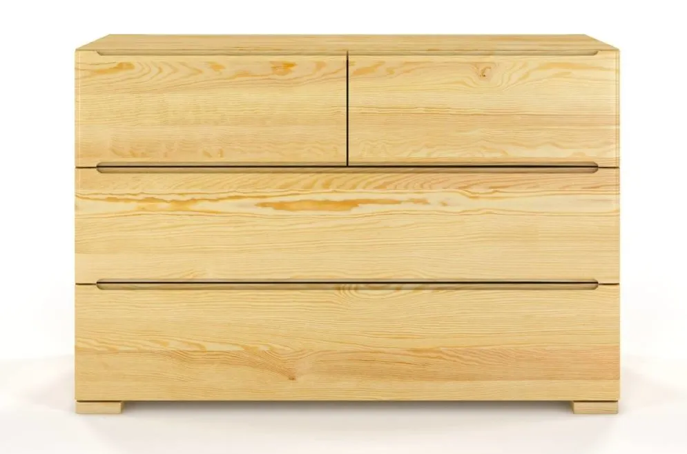 Komoda SPARTA 2+2 sosnowa drewniana z szufladami | MIRAT. w stylu SKANDYNAWSKI kolekcja SPARTA
